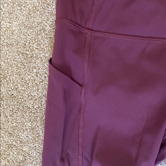 Size 2 Lululemon pants red - Picture 2 of 5